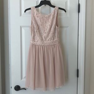 Pale pink party dress